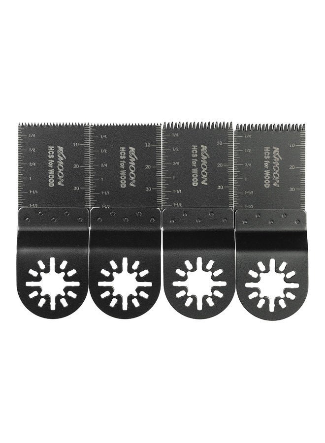 KKmoon 11-Piece HCS Oscillating Saw Blade Set Black - Image 5