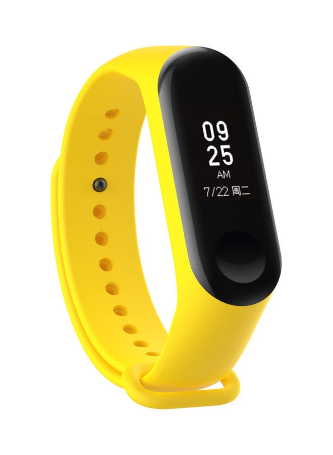 TPU Wrist Strap Replacement For Xiaomi Mi Band 3 Yellow - Image 2