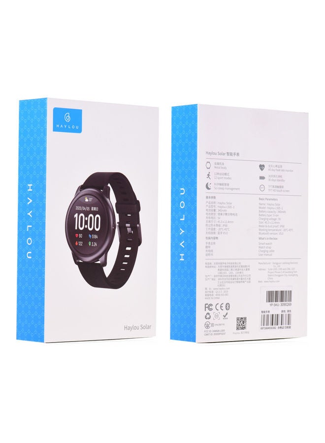 Haylou - Waterproof Multi-Functional Global Version Smart Watch Black - Image 1
