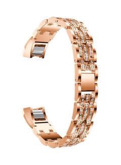 Women's High Quality Zinc Alloy Wrist Strap Replacement For Fitbit Alta Rose Gold