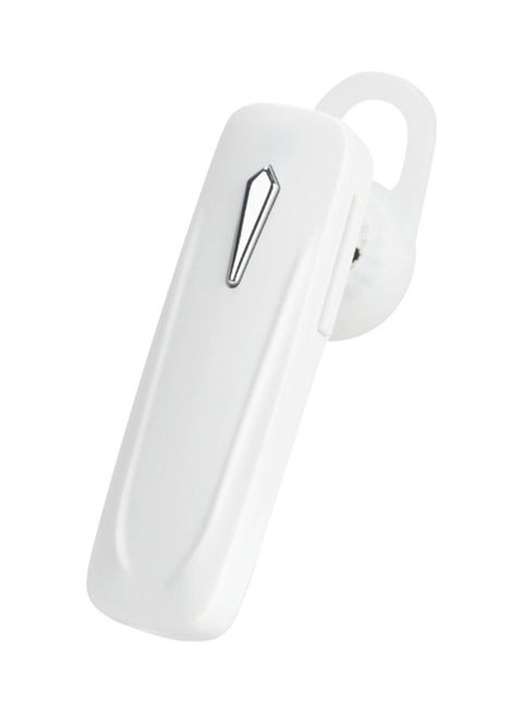 Wirelessly Handsfree with Microphone Noise Cancelling Mics White