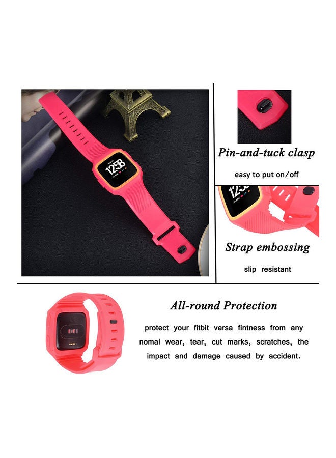 Replacement Strap with Fitbit Blaze Smart Watch Red - Image 4