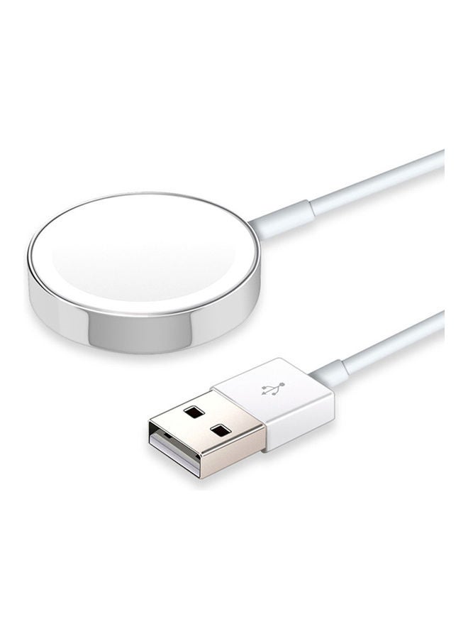 Wireless Charger for Apple Watch Series 1 2 3 White - Image 1