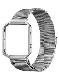 Magnetic Stainless Steel Strap with Frame Replacement For Fitbit Blaze Tracker Silver - v1627116081/N49412236A_1