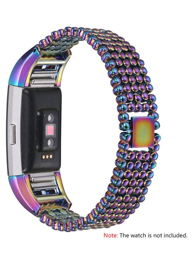 Women's High Quality Zinc Alloy Wrist Strap For Fitbit Charge 2 Multicolour - Image 2