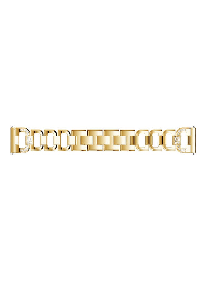 Stainless Steel Replacement Strap for Fitbit Versa Gold - Image 2