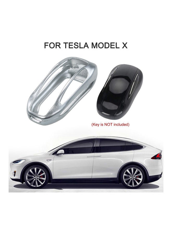 Aluminum Fob Cover Case with Key Chain for Tesla Model X - Image 5