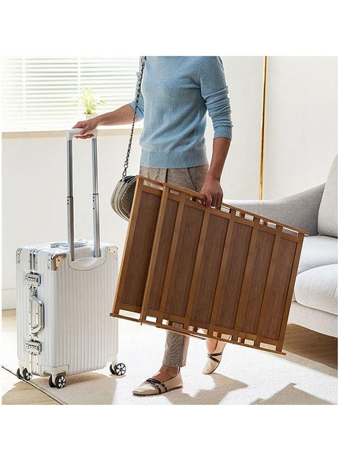 LINGWEI 4-Tier Wooden Shoes Rack Brown - Image 3