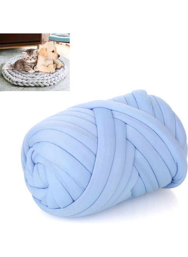 Super Cotton Chunky Yarn For Decor Blue  - Image 2