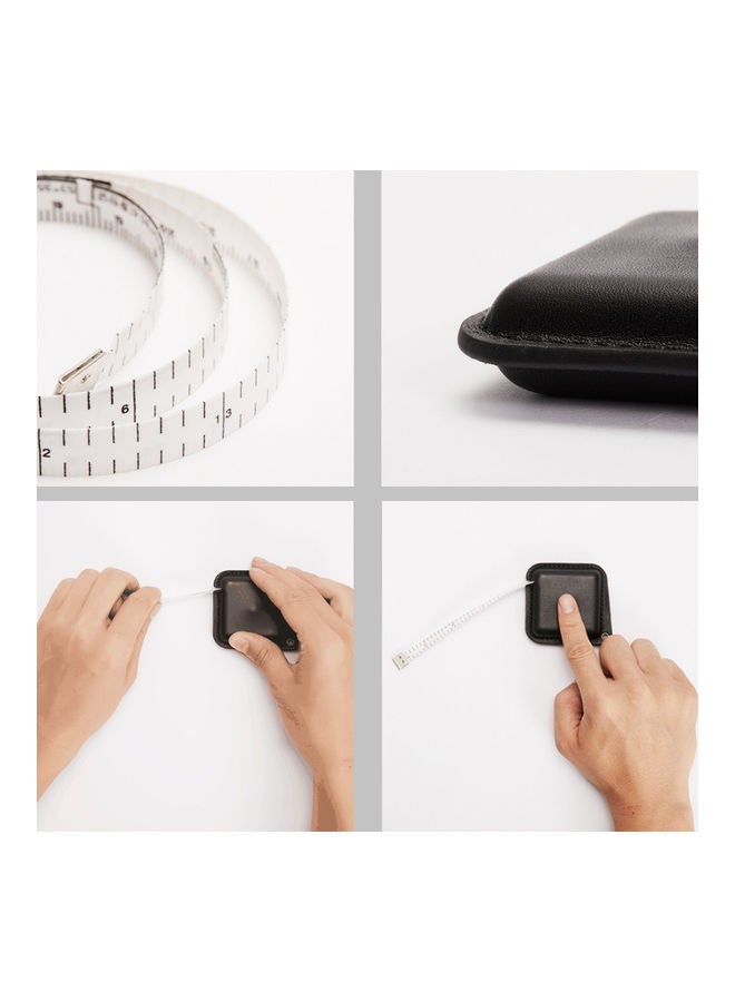 Generic - 150cm Cowhide Measurement Tape Black - Image 1