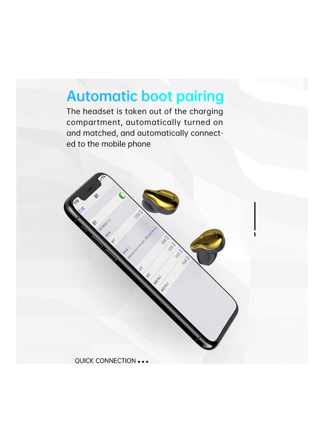Generic - TWS BT 5.1 Earbuds Gold/Black - Image 1