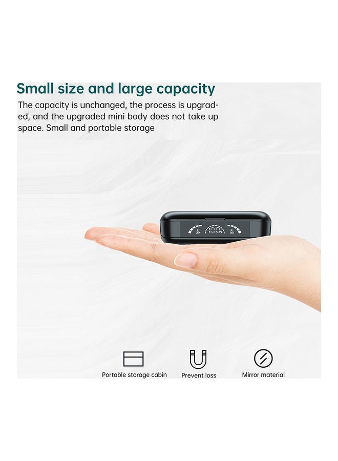 TWS BT 5.1 Earbuds Silver/Black - Image 2
