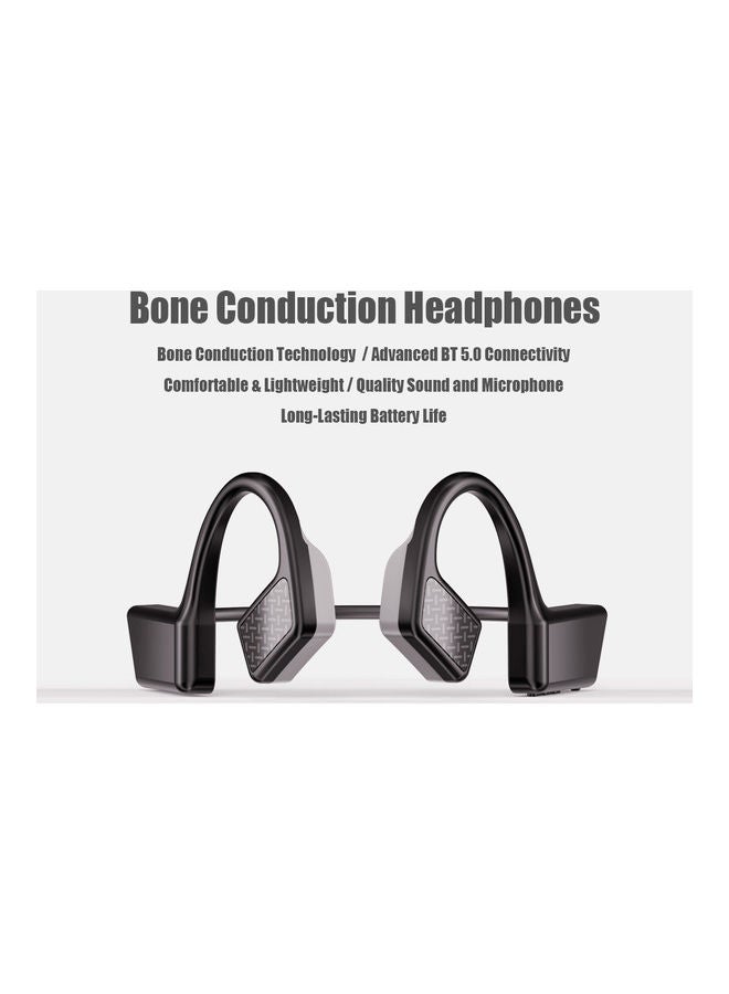 Generic Bone Conduction Headphones Black  - Image 3