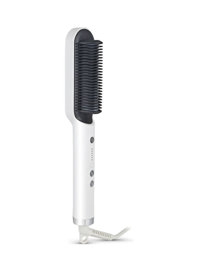 Hair Straightener Brush White - Image 3