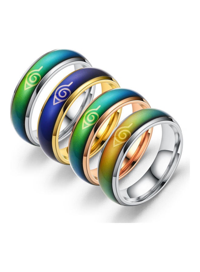 MissTiara 4-Piece Naruto Akatsuki Members Sharingan Rings Set  - Image 1