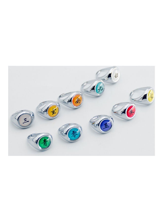 MissTiara 10-Piece Cosplay Dress Up Naruto Ring Set  - Image 3
