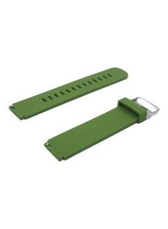 Liger Silicone Watch Bracelet Compatible With Huawei Smart Watch And Huawei Fit 18mm Green  - Image 4