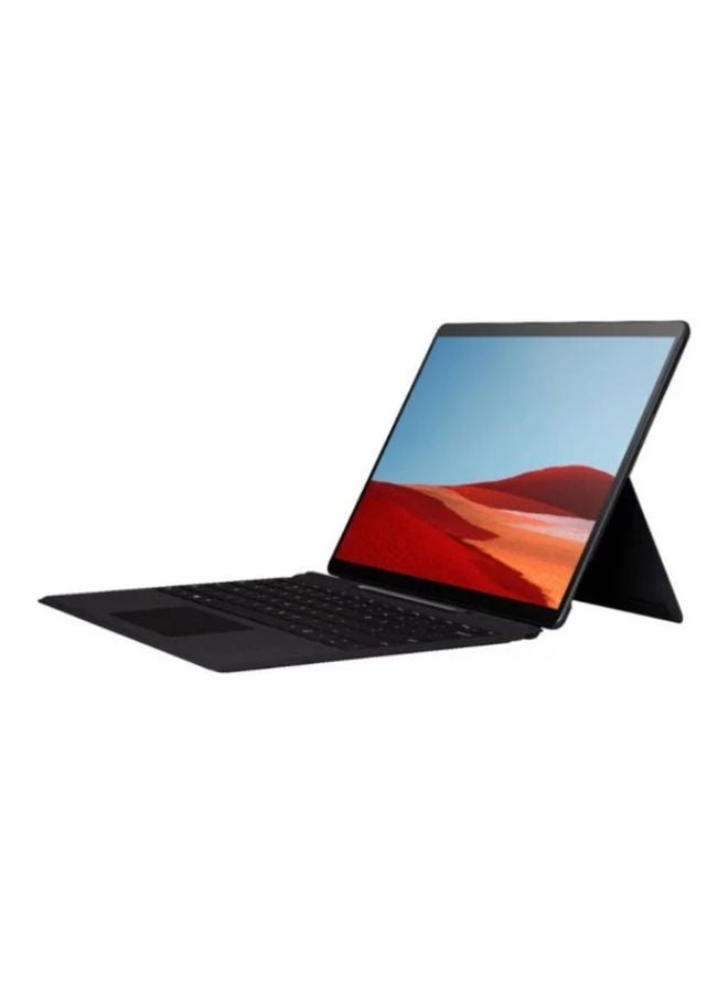Microsoft - Surface Pro X Laptop With 13-Inch PixelSense Display, ARM SQ1 Processor/8GB RAM/128GB SSD/Intel UHD Graphics/Windows 10 /International Version english_arabic Black - Image 1