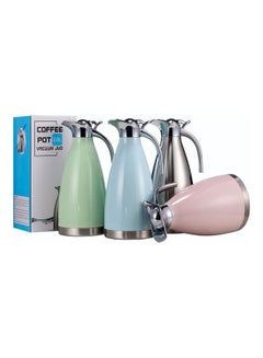 XiuWoo Thermal Coffee Jug With Lid Green  - Image 4