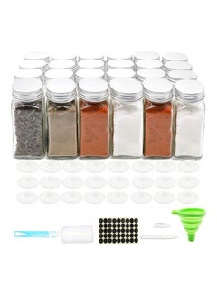 XiuWoo 24-Piece Spice Jar And Accessory Set Multicolour 120ml  - Image 1
