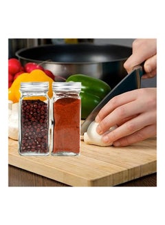XiuWoo 24-Piece Spice Jar And Accessory Set Multicolour 120ml  - Image 4