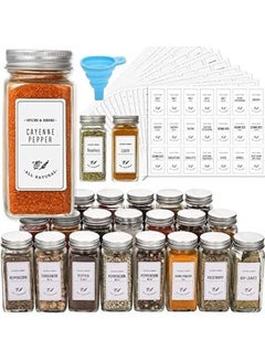 XiuWoo 24-Piece Spice Jar And Accessory Set Multicolour 120ml  - Image 1