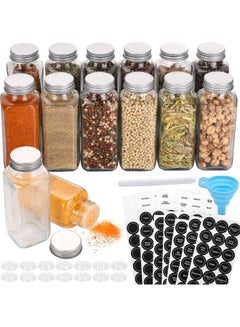 14-Piece Spice Jar And Accessory Set Multicolour 240ml