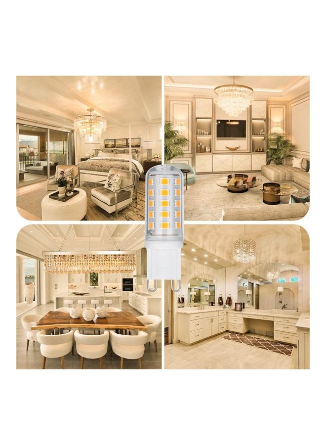 ماركة غير محددة مصابيح LED من 5 قطع أبيض دافئ  - Image 4