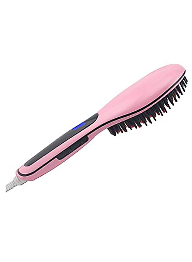 Fast Hair - Hair Straightener Brush Pink 299grams - Image 1