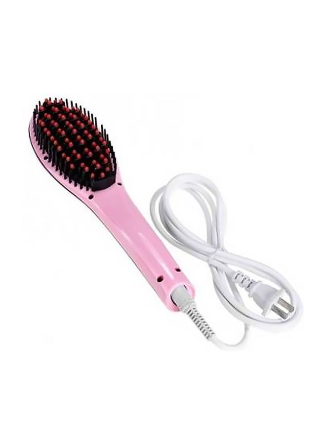 Fast Hair - Hair Straightener Brush Pink 299grams - Image 1