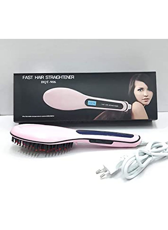 Fast Hair - Hair Straightener Brush Pink 299grams - Image 1