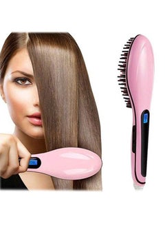 Fast Hair Hair Straightener Brush Pink 299grams  - Image 4