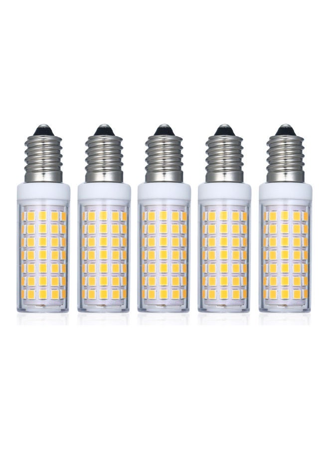 ماركة غير محددة مجموعة مصابيح LED E14 مكونة من 5 قطع أبيض دافئ  - Image 2