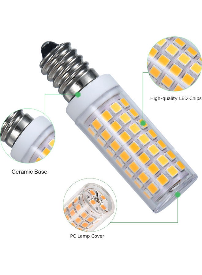 ماركة غير محددة مجموعة مصابيح LED E14 مكونة من 5 قطع أبيض دافئ  - Image 5