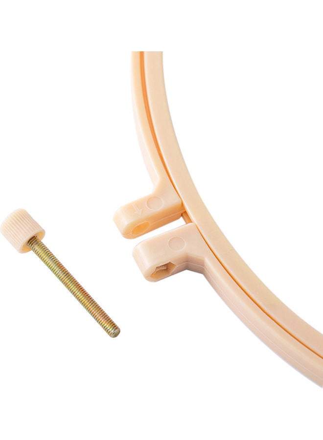 5-PieceFloss Hoops Set Beige  - Image 5