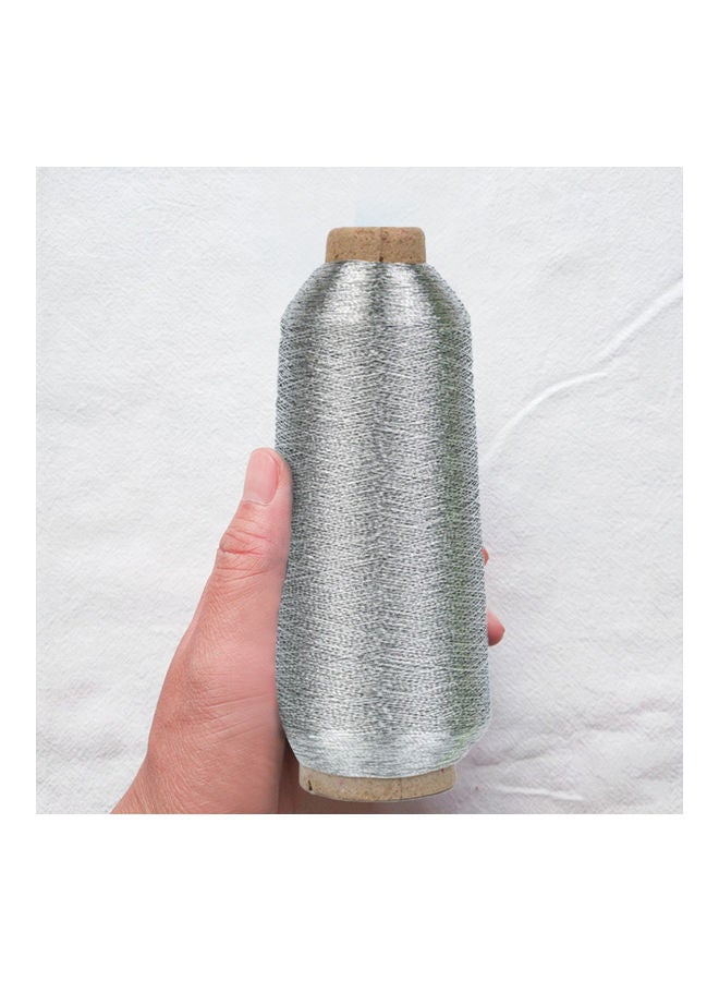 Metallic Embroidery Floss-Cross Stitch Thread Silver - Image 3