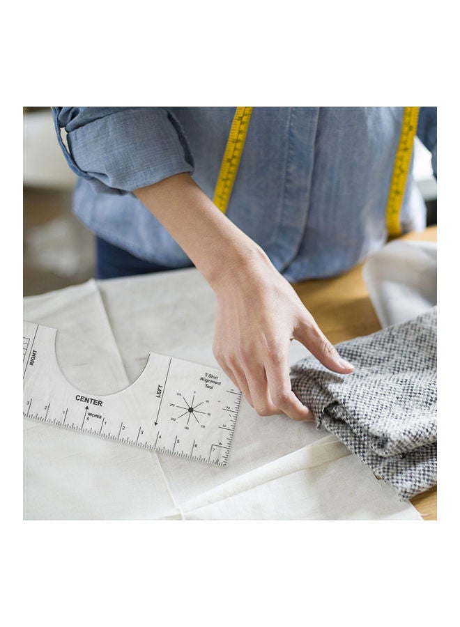 T-Shirt Alignment Ruler Transparent - Image 4
