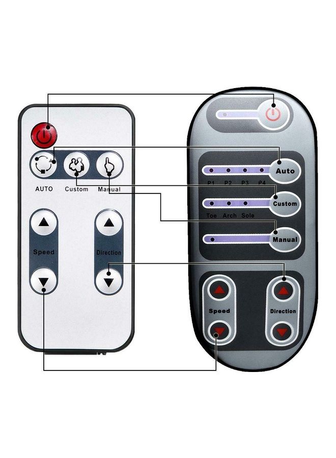 Toshionics Electric Foot Massager Kneading And Rolling With High Intensity Rollers With Remote - Image 4