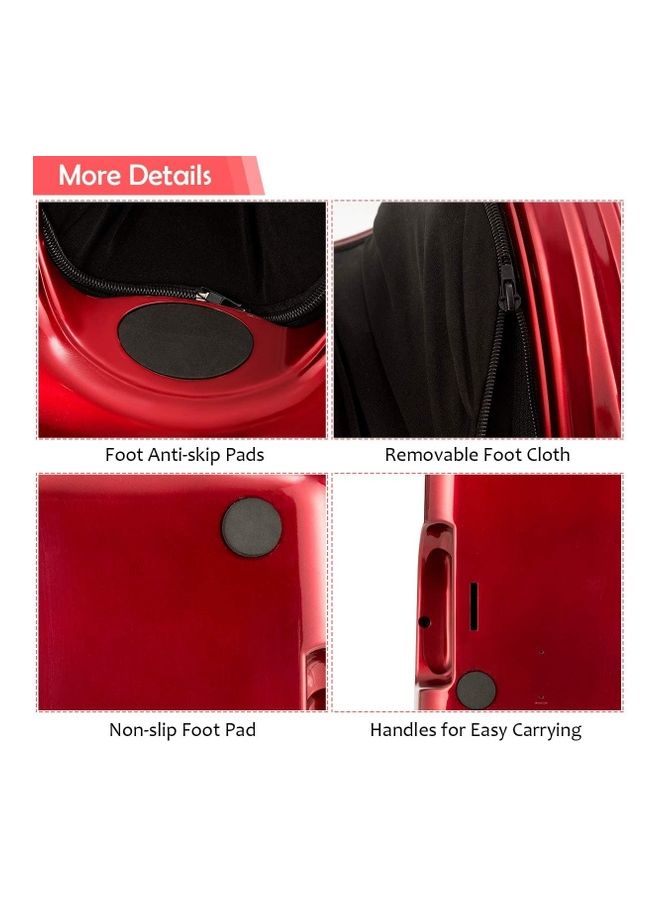 توشيونيكس جهاز تدليك كهربائي للقدم يوفر حركات تدليك دائرية ببكرات عالية التأثير مع جهاز تحكم عن بعد - Image 5