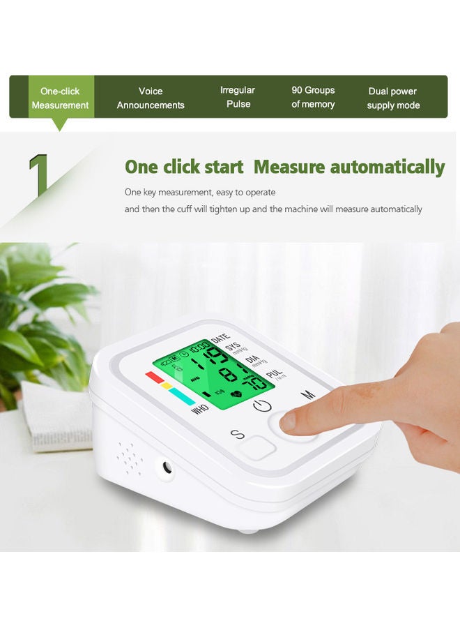 Toshionics Electronic LCD Display Blood pressure Monitor With Backlight - Image 2
