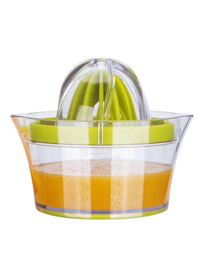 Manual Juicer With Built-in Measuring Cup Green 14 x 9 x 14cm  - Image 3