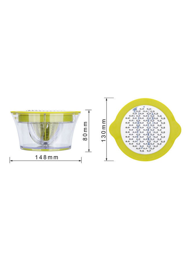 Manual Juicer With Built-in Measuring Cup Green 14 x 9 x 14cm  - Image 5