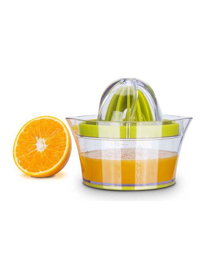 Manual Juicer With Built-in Measuring Cup Green 14 x 9 x 14cm  - Image 1