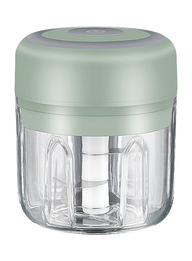 مفرمة ثوم كهربائية صغيرة للإستخدام المنزلي أخضر - Image 1