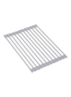 Roll-Up Multipurpose  Dish Drying Rack Silver
