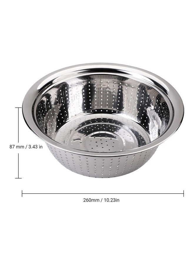 وعاء خضراوات من الفولاذ المقاوم للصدأ وحوض الأرز فضي - Image 2