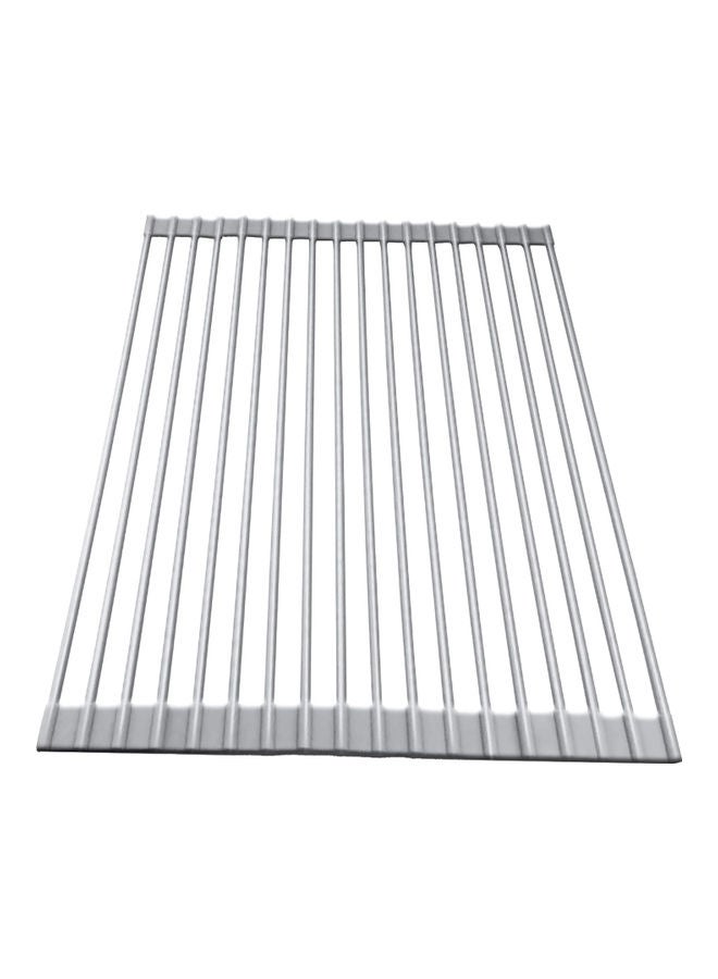 Generic - 2-Piece Multipurpose Drying Rack Silver - Image 1