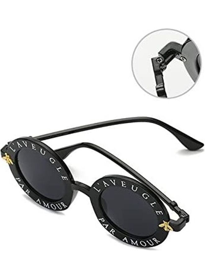 Round Retro Sunglasses - Image 4