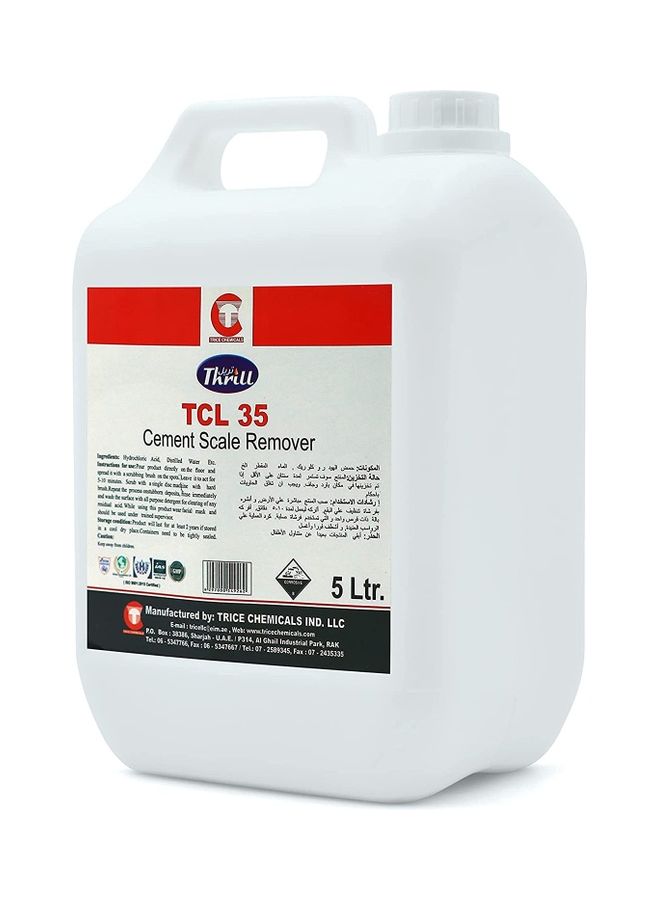 Thrill TCL 35 Cement Scale Remover Yellow 5Liters - Image 2