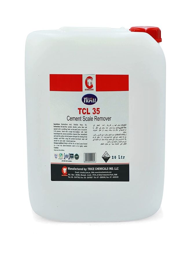 Thrill TCL 35 Cement Scale Remover Yellow 20Liters - Image 1